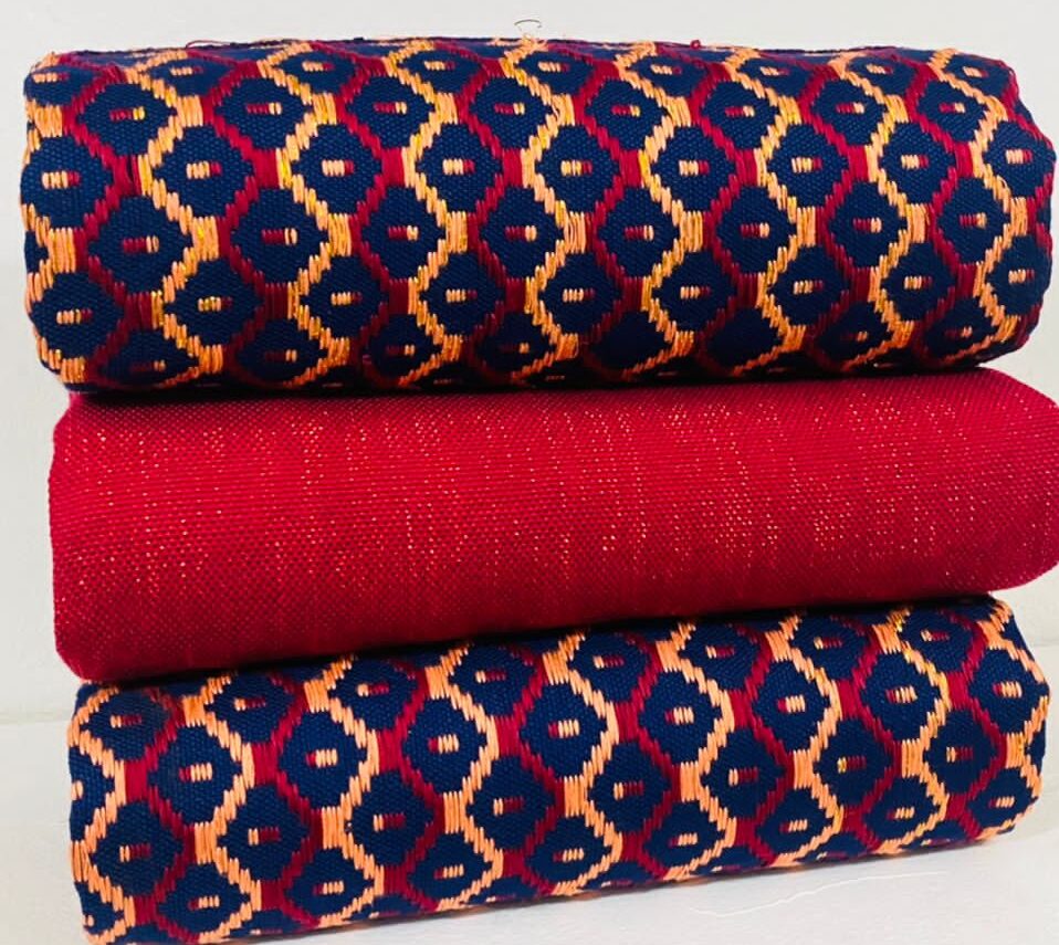 Handwoven Ashanti Kente Cloth – “The Will of God” (For Women)